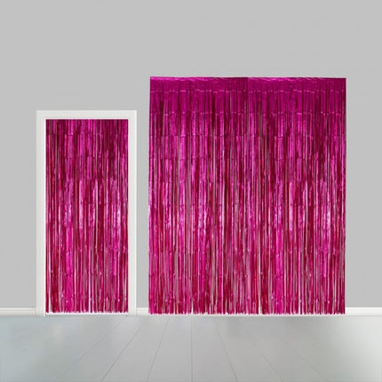 Lámina para cortina de puerta fucsia 2,4 m
