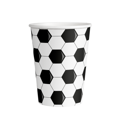 Tazas de fútbol 9cm 8uds.