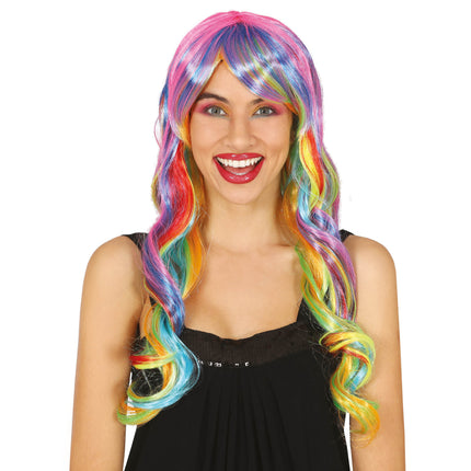 Peluca de Unicornio de Colores