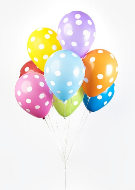 Globos de Colores Lunares 30,5cm 8pcs