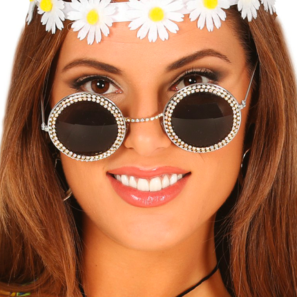 Gafas Redondas Purpurina