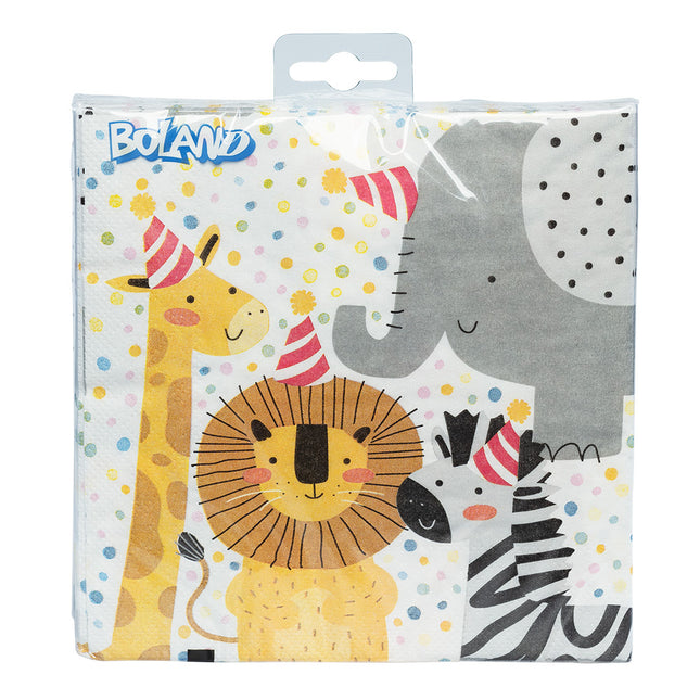 Servilletas Papel Safari 33cm