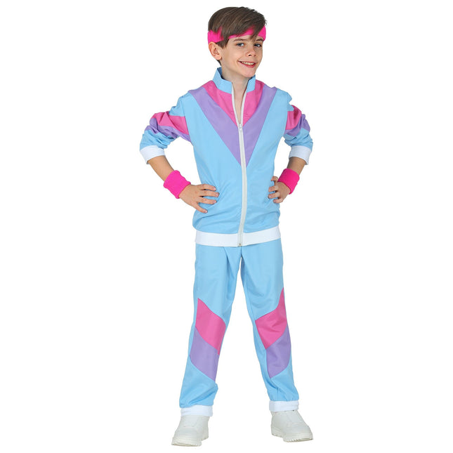 Chándal Neon 80S Falla Azul Niño