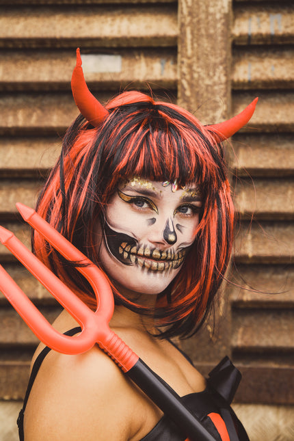 Halloween Tridente Rojo 1,13 m