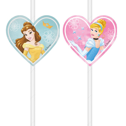 Pajitas Princesa 4uds.