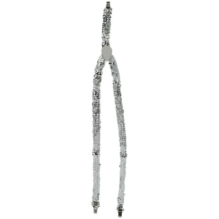 Tirantes Plata Lentejuelas