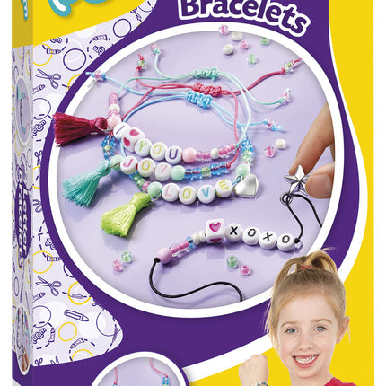 Fabricación de pulseras de letras