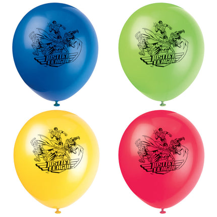 Globos Liga de la Justicia 30cm 8pcs