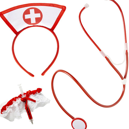 Set de enfermera rojo