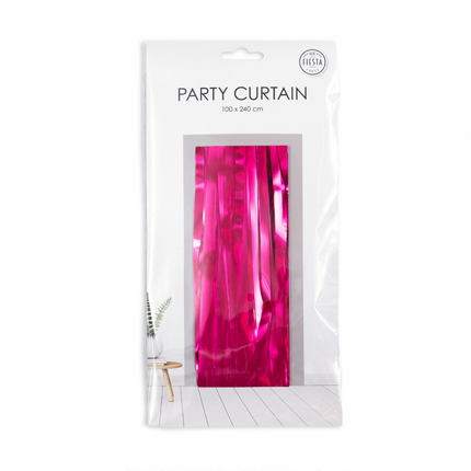 Lámina para cortina de puerta fucsia 2,4 m