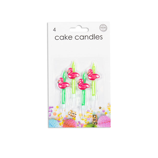 Velas Flamingo 5.9cm 4pcs