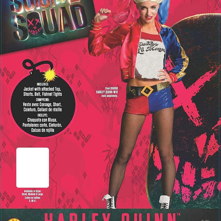 Disfraz de Harley Quinn 4 piezas