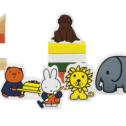 Miffy Bloques de Madera Zoo