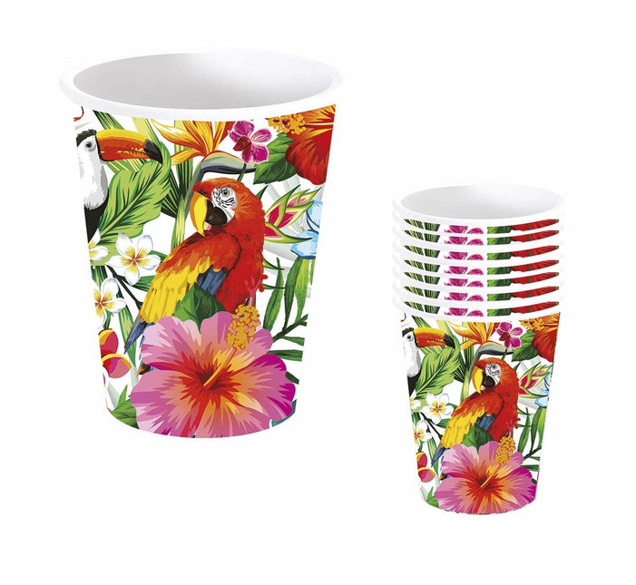 Vasos Hawaii 240ml 6ud