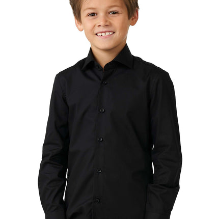 Camisa Negra Niño <tc>OppoSuits</tc>