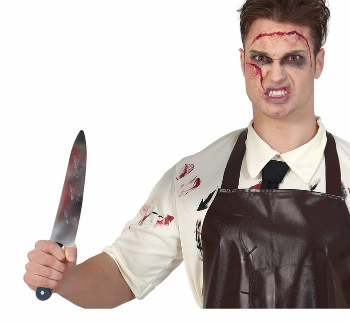 Halloween Cuchillo Falso Sangre 39cm