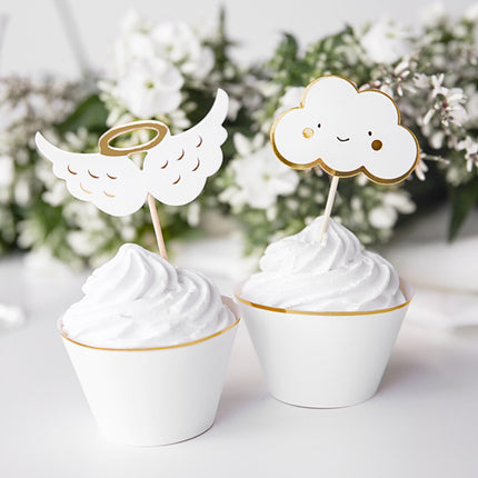 Adorno para tarta Ángel 12,5cm 6pcs