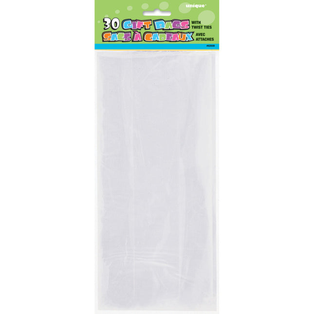 Bolsas de Celofán Transparentes 29cm 30uds.