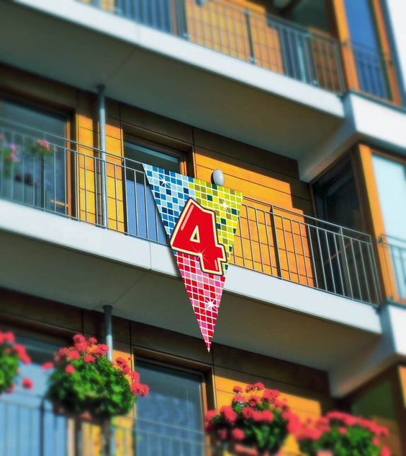 Bandera XL 4 Años
