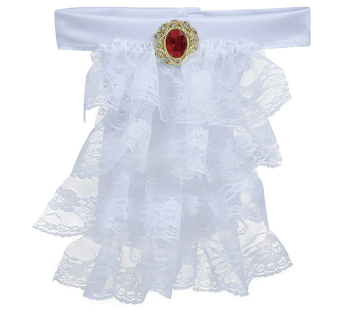 Encaje de cuello blanco
