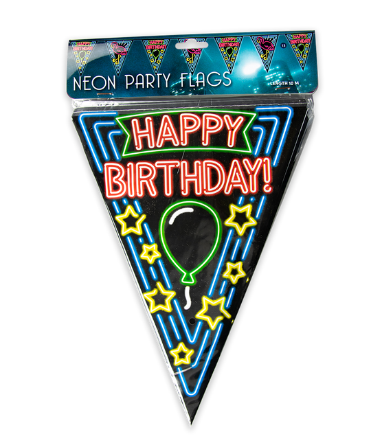 Feliz Cumpleaños Slingers Neón 10m