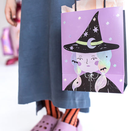 Bolsa de distribución de Halloween Bruja