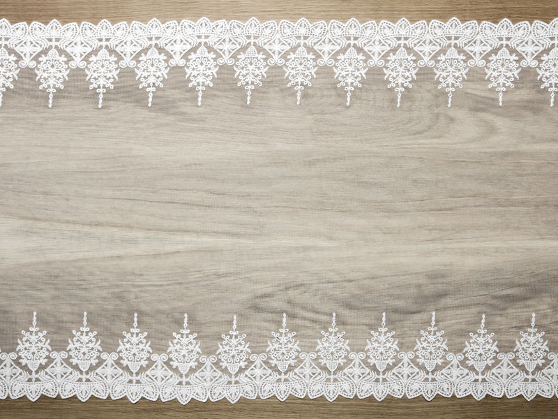 Camino de Mesa Lace Blanco 45cm 9m
