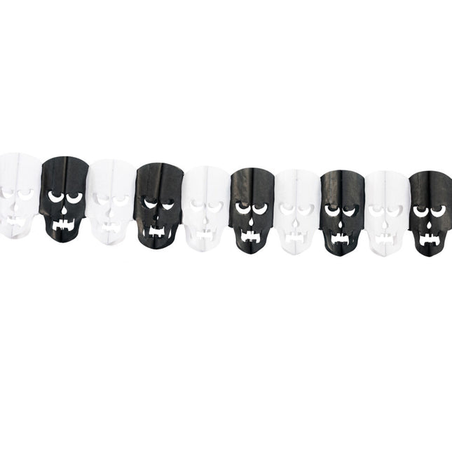 Calavera de guirnalda 4m