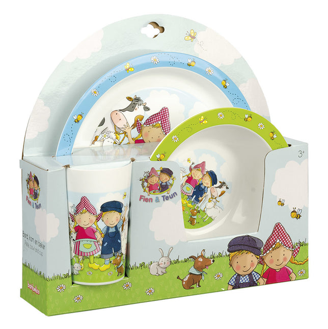 Juego de comedor Fien & Teun, 3 piezas