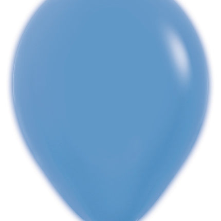 Globos Azul Neón 30cm 50pcs