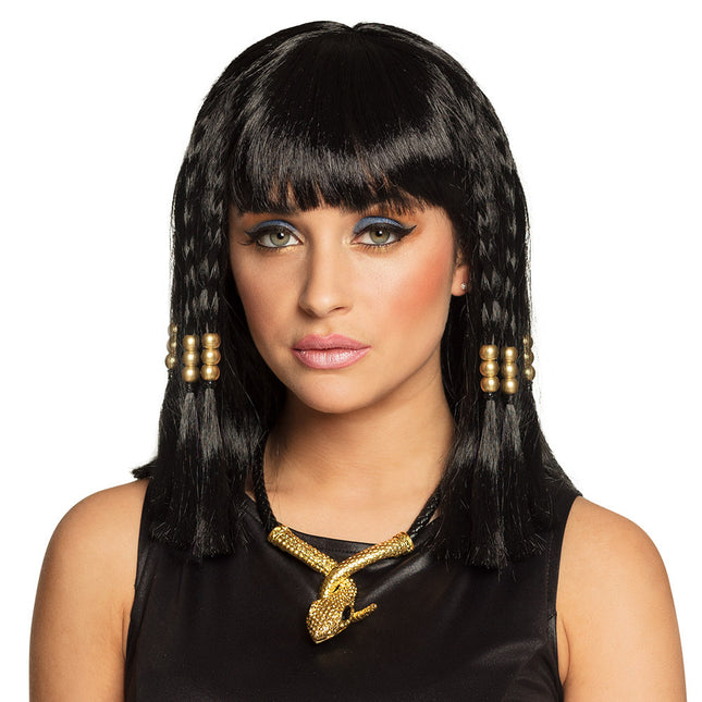 Peluca negra Cleo