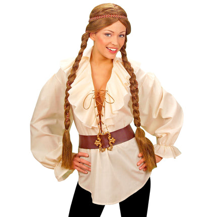 Blusa Beige Damas Piratas/Renacimiento