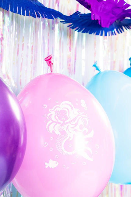 Globos Sirena 30cm 8pcs
