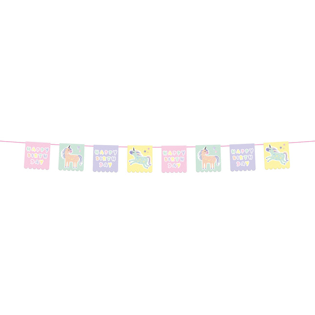 Guirnaldas Unicornio Arco Iris 6m