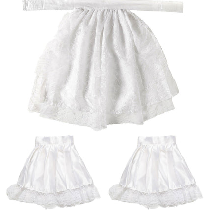 Jabot Con Mangas De Encaje