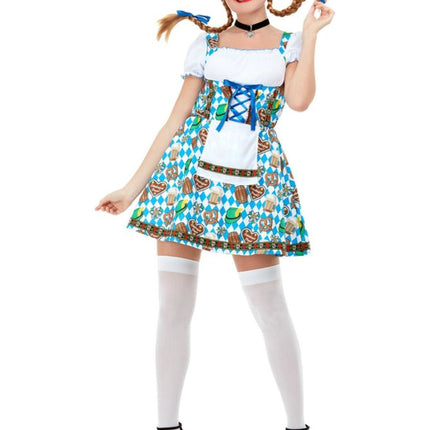Vestido Dirndl Oktoberfest Pretzels