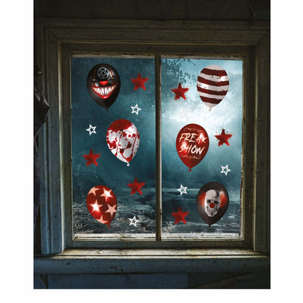 Globos decorativos para ventanas de Halloween