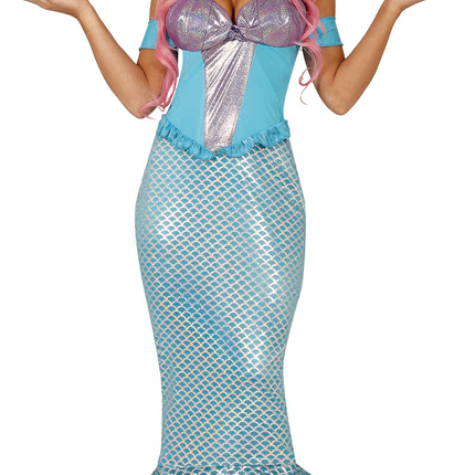 Disfraz de Sirena Azul