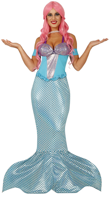 Disfraz de Sirena Azul