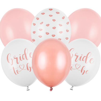 Globos Novia Mix 30cm 6pcs