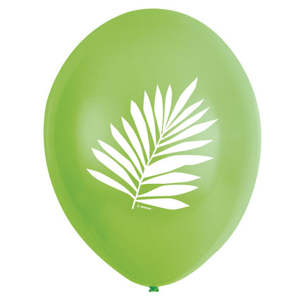 Globos Hojas de Palma 27.5cm 6pcs
