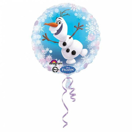 Globo de helio Frozen Olaf 43cm vacío