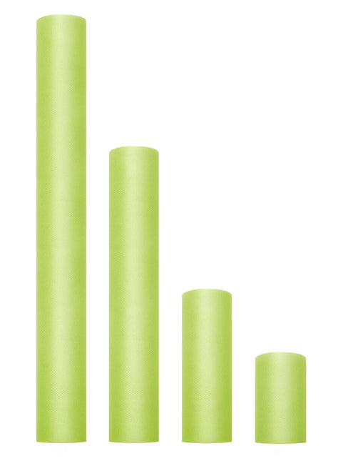 Rollo de Tul Verde Lima 15cm 9m
