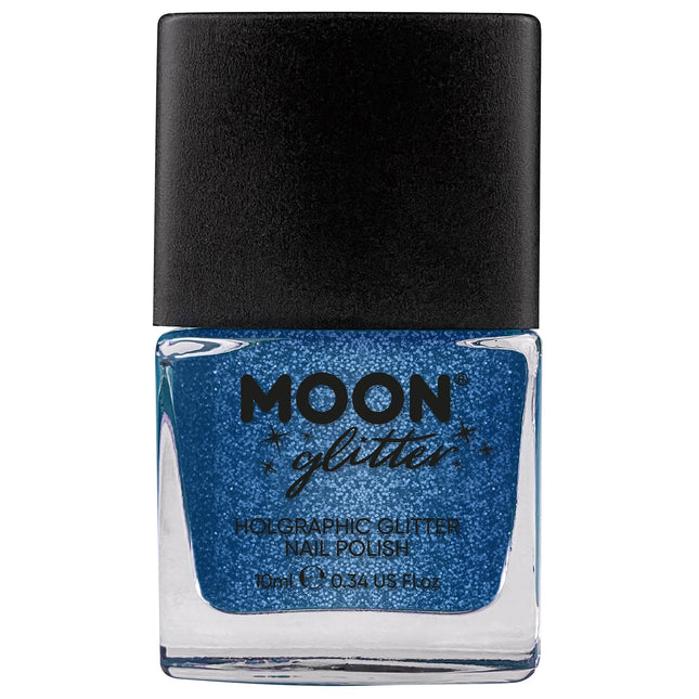 Esmalte de uñas holográfico Moon Glitter Azul 14ml