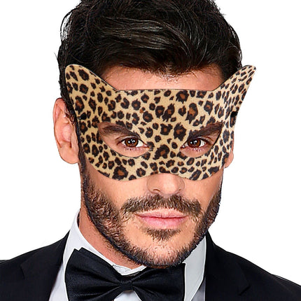 Máscara de ojos de leopardo