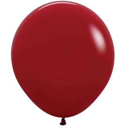 Globos Rojo Imperial 45cm 25pcs