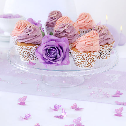 Moldes Cupcake Blanco 8.5cm 10pcs
