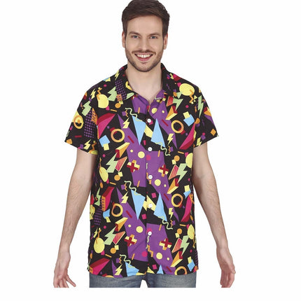 Blusa negra años 80