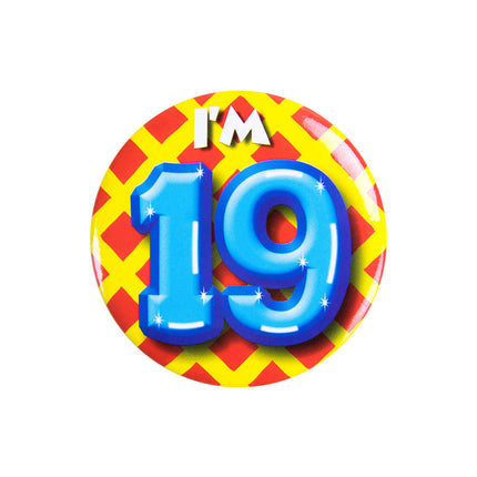 Tengo 19 Botón 19 Años 5,5cm