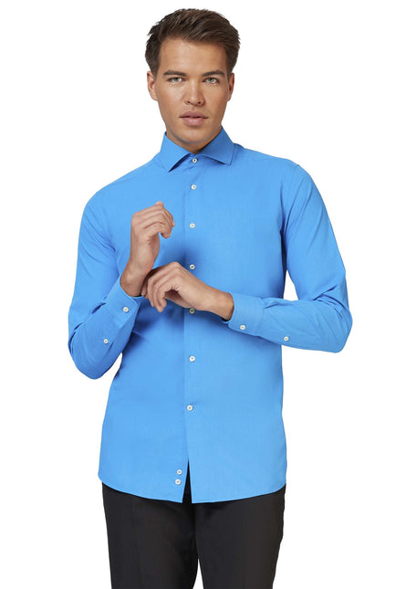 Camisa Azul Hombre <tc>OppoSuits</tc>
